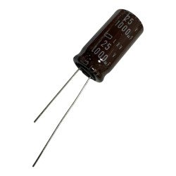 LXV Nippon Chemicon Capacitor Radial Electrolytic 1000uF 25V 25x13mm