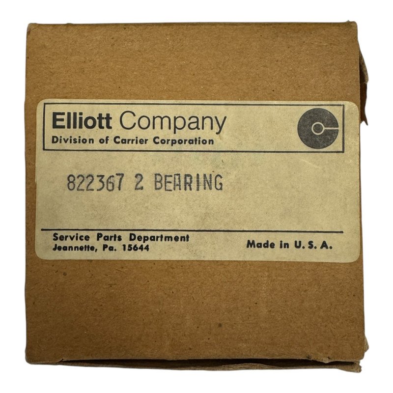 822368-2 Elliott Bearing Nordberg 750kw Turbo Blower End