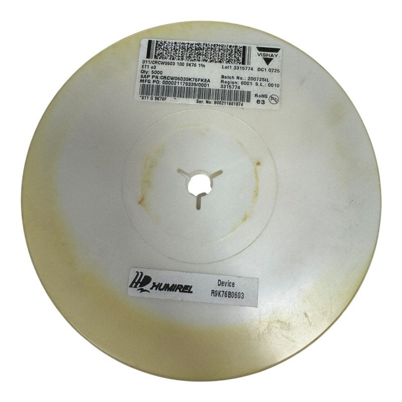 CRCW06039K76FKEA Vishay SMD Resistor Chip 9.76kOHM 9K76 1% 1/10W [Qtyx5000]