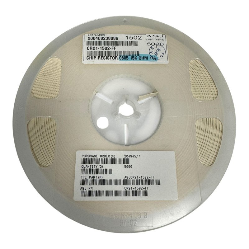 CR21-1502-FF ASJ SMD Resistor Chip 15Kohm 15K 1/4W 1% [Qtyx5000]