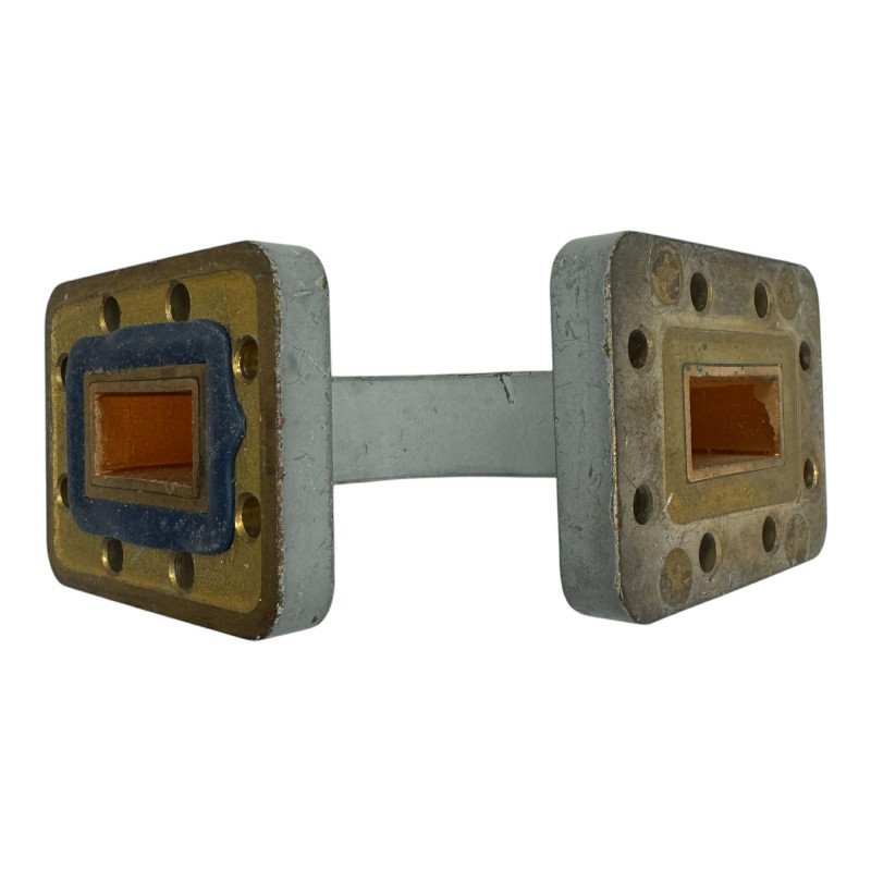 Waveguide H-Bend Section WR-90 WR90 UDR/PDR 90° 75x75mm