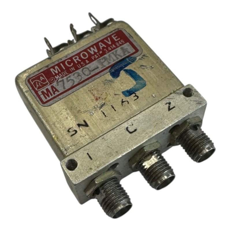 MA7530-PMKA Microwave Associates Coaxial Switch SPDT SMA 28VDC