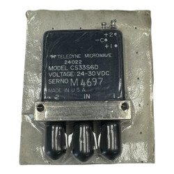 CS33S6D Teledyne SPDT SMA Coaxial Switch DC-18Ghz 24-30Vdc