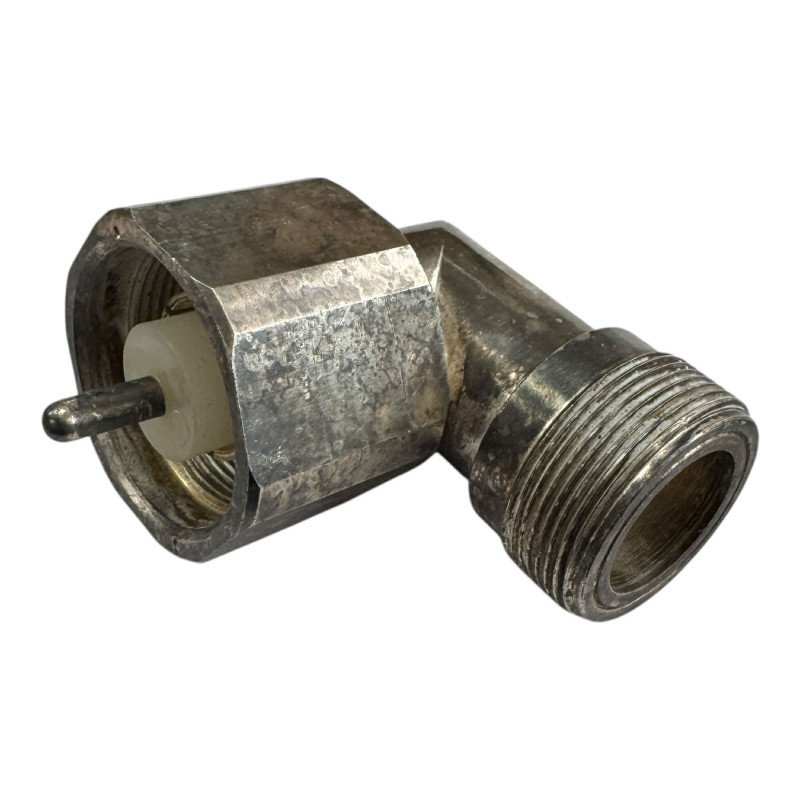 UG-216/U Radiall Coaxial Adapter 90° LC Male to Female