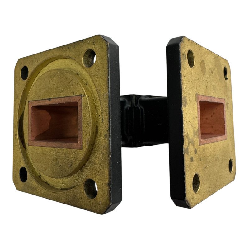 Genex Waveguide H-Bend Section 90° WR75 WR-75 UBR/PBR 50x50mm
