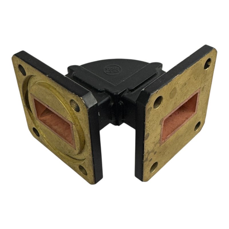 Genex Waveguide H-Bend Section 90° WR75 WR-75 UBR/PBR 50x50mm