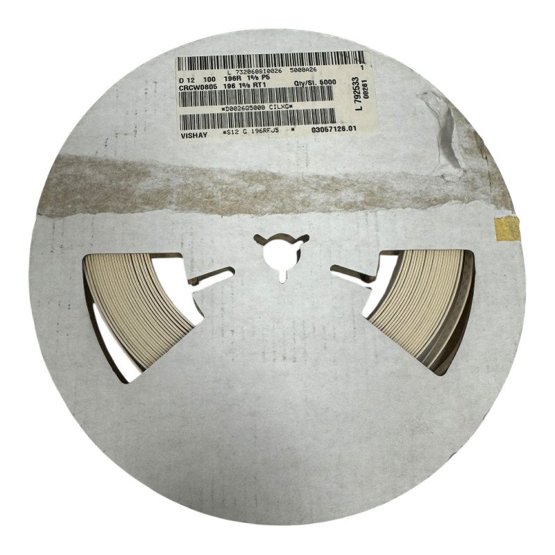 CRCW0805 Vishay SMD Resistor 196ohm 196R 1/8W 1%[Qtyx2000]