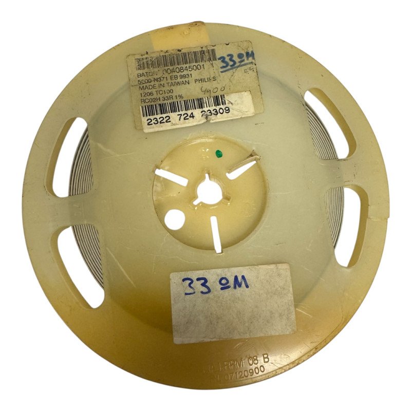 RC02H Philips SMD Resistor Chip 33ohm 33R 1/4W 1% [Qtyx2500]