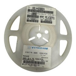 RC0402FR-07332K Vitrohm SMD Resistor 332Kohm 332K 1/16W 1% [Qtyx3000]