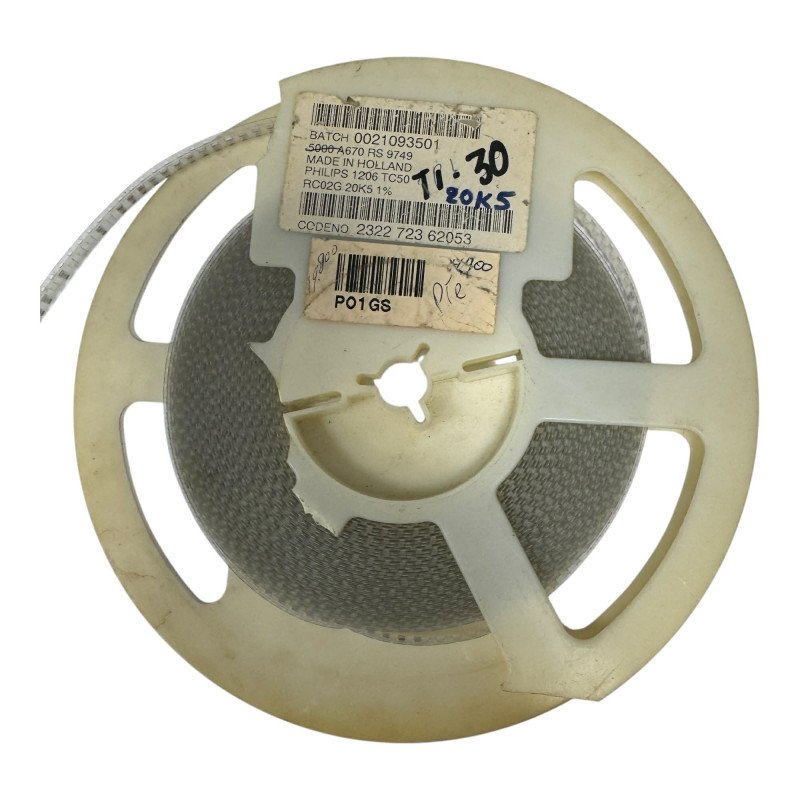 RC02G Philips SMD Resistor Chip 20.5Kohm 20K5 1/4W 1% [Qtyx2500]