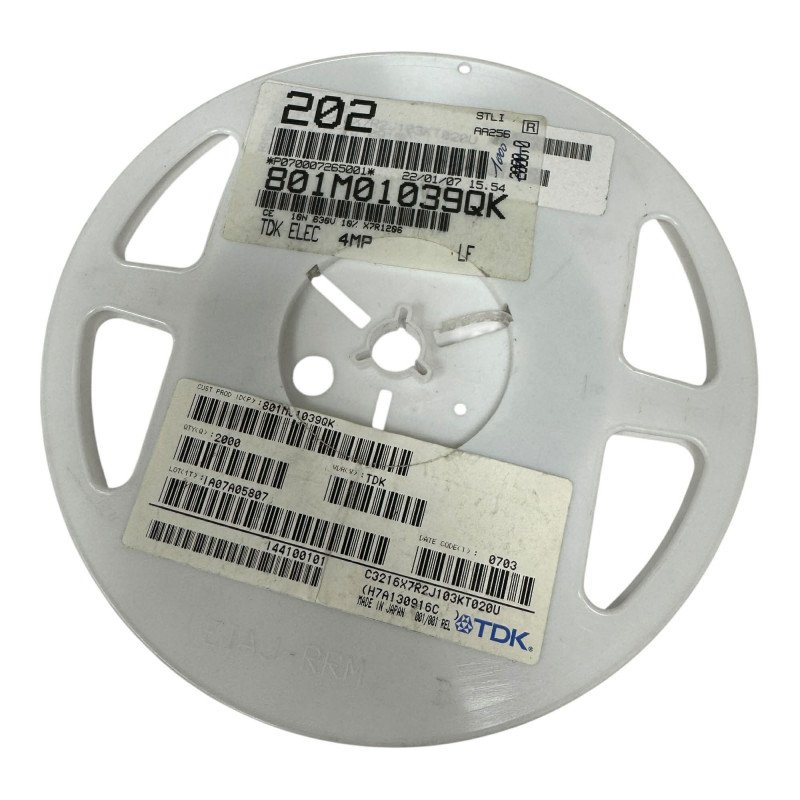 C3216X7R2J103KT020U TDK SMD Ceramic Capacitor 0.01uF 10nF 630V [Qtyx500]