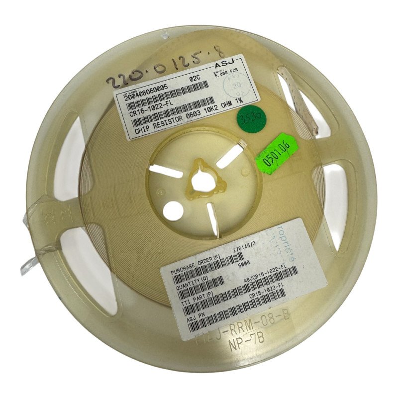 CR16-1022-FL ASJ SMD Resistor Chip 10.2Kohm 10K2 1/10W [Qtyx2500]