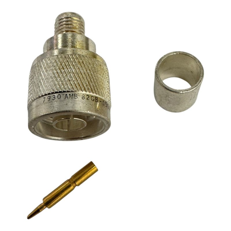 82GB-0564 Amphenol RF Connector Straight Type Crimp Plug N Type (m)
