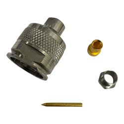 57-007-9703 Sealectro RF Connector Straight Type Crimp N Type (m) For Semi Rigid Cable