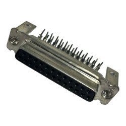 BG25S Amphenol D Sub Connector Right Angle DB25 (F) 15 Position Female