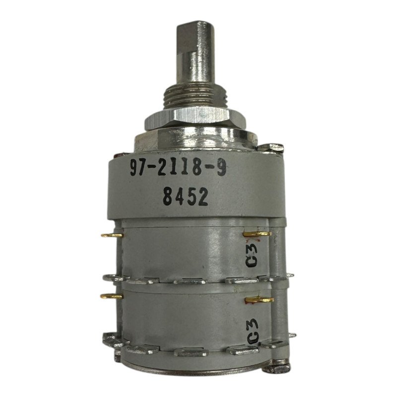 97-2118-9 Janco Burbank Rotary Switch 5930-01-214-6001