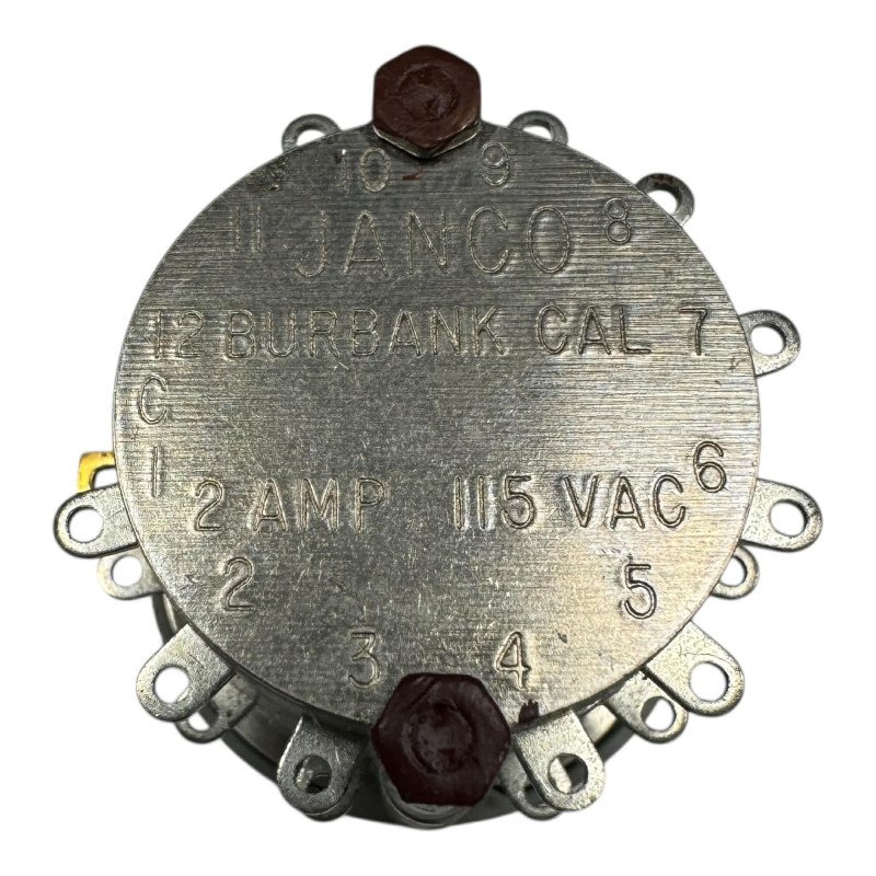 97-2165 JANCO Rotary Switch Mil-Spec 2A 115Vac