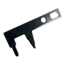 1045 Keystone Right Angle PC Test Point Double Loop Brass 204-2674