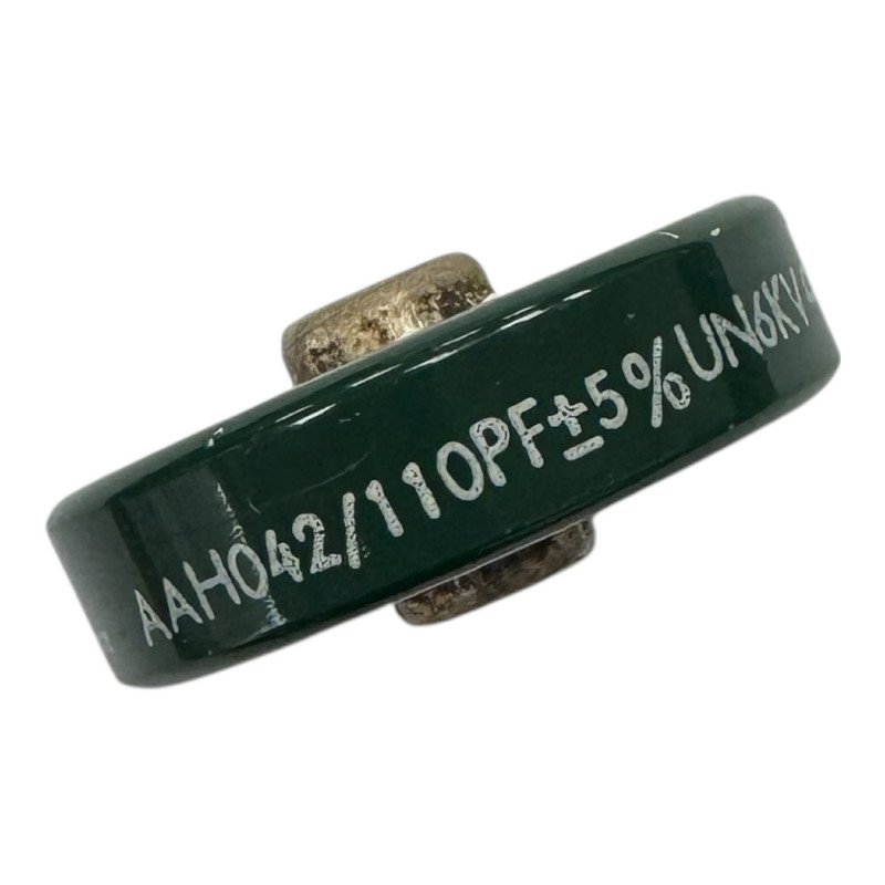 110pF 6000V 6KV 5% Ceramic Doorknob Capacitor AAH042 USED