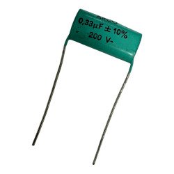 Arcotronics Radial Film Capacitor 0.33uF 330nF 200V 20x9mm