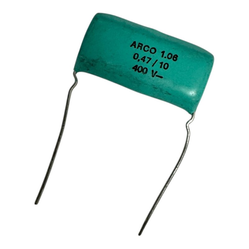 1.06 Arcotronics Capacitor Radial Film 0.47uF 470nF 400V 10% 29x15mm