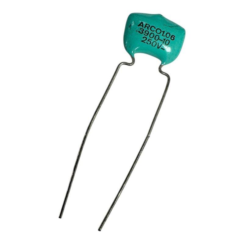 1.06 Arcotronics Capacitor Radial Film 3.9nF 3900pF 250V 12.5x9mm