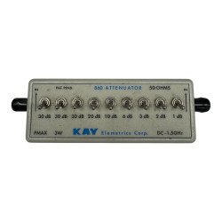 860 Kay Toggle Attenuator Variable DC-1500Mhz 3W BNC (f)