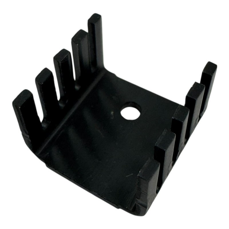 TO-220 Transistor Heat Sink Black  19.5x19.25x12.5mm