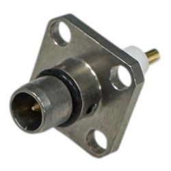 13BMA-50-0-1/199NE Huber Suhner RF Coaxial Connector 4-Hole BMA Male