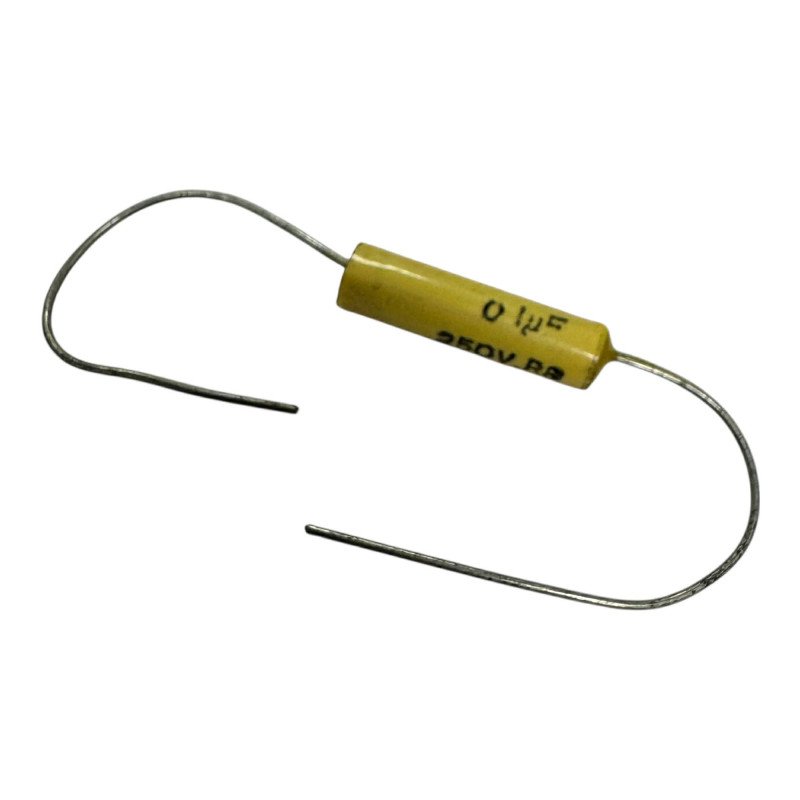 Facel Capacitor Axial Film 0.1uF 100nF 250V 10% 19x5mm