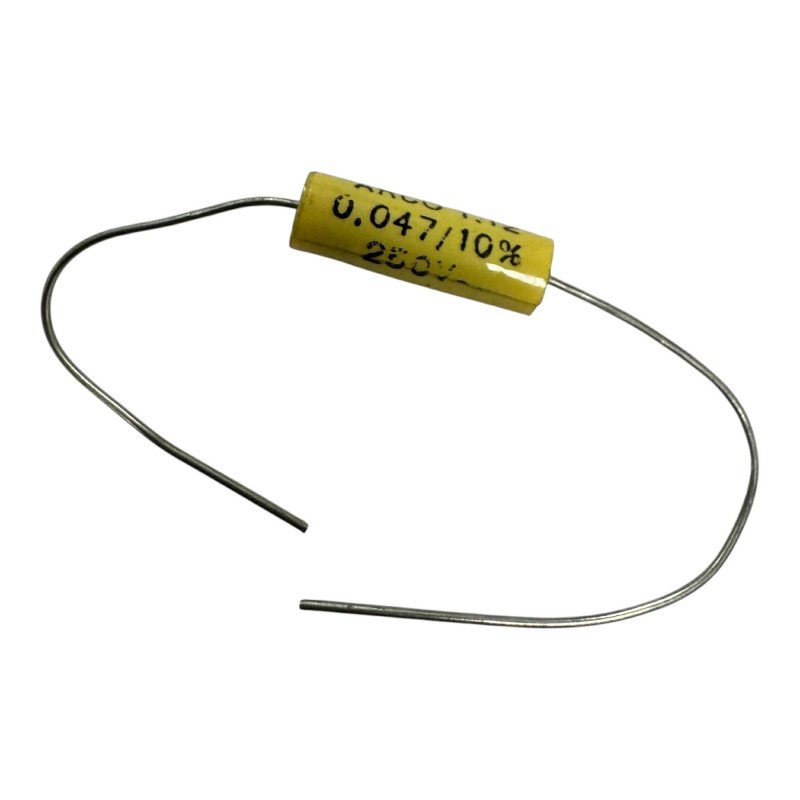 1.07 Arcotronics Capacitor Axial Film 0.047uF 47nF 250V 5% 15x5mm