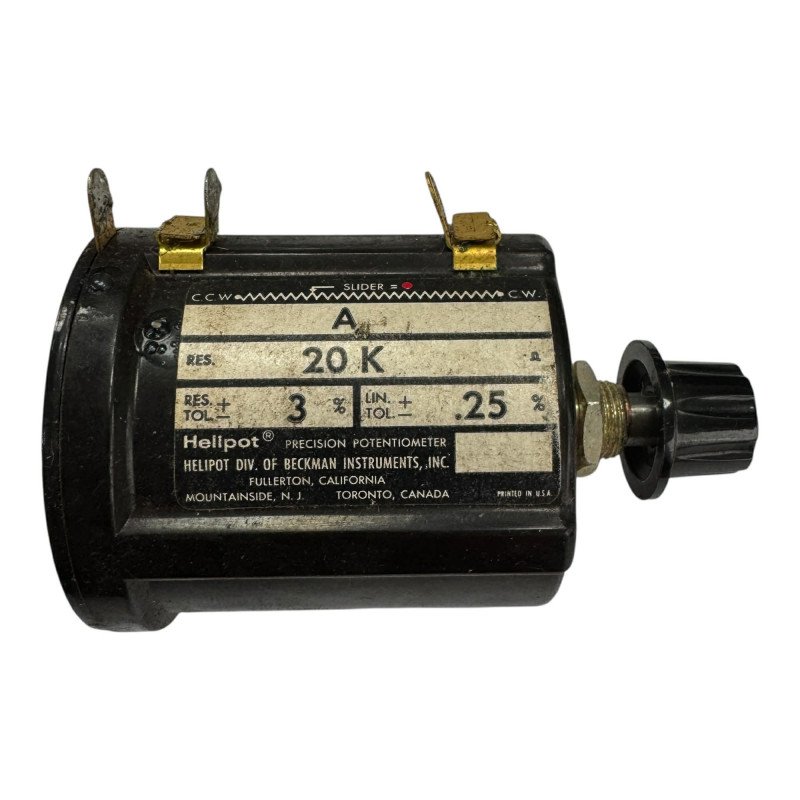 Series A Helipot Precision Potentiometer 20K 20kohm 3% TOL. .25%