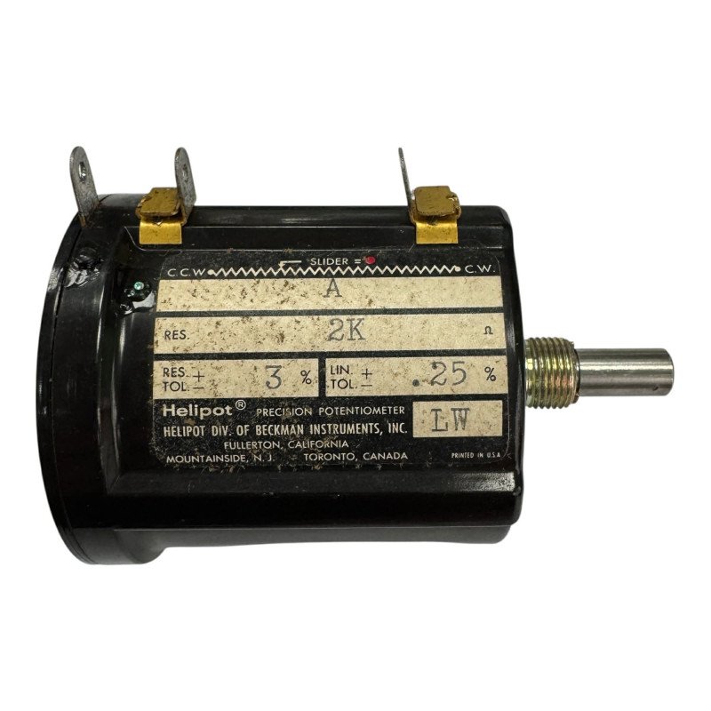 Series A Helipot Precision Potentiometer 20K 20kohm 3% TOL. .25%