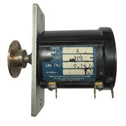 Model A Helipot Precision Potentiometer 20K 20kohm 3% TOL. .25% w Chassis