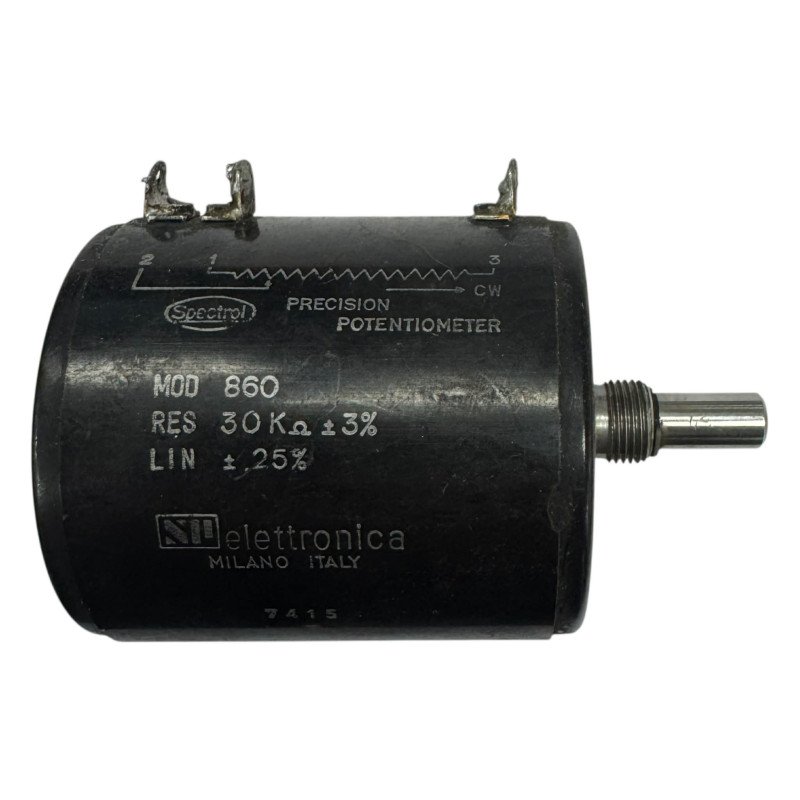 Model 860 Spectrol Precision Potentiometer 30K 30Kohm 3% .25%