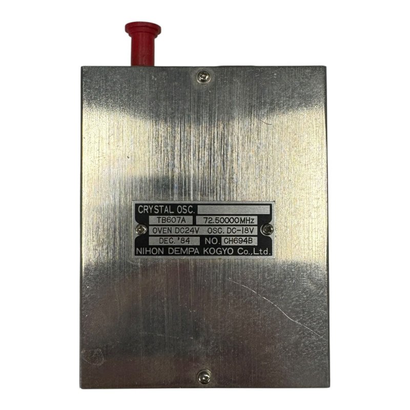 TB607A Nihon Oscillator Crystal 72.50Mhz Oven DC-24V Oscillator DC-18V