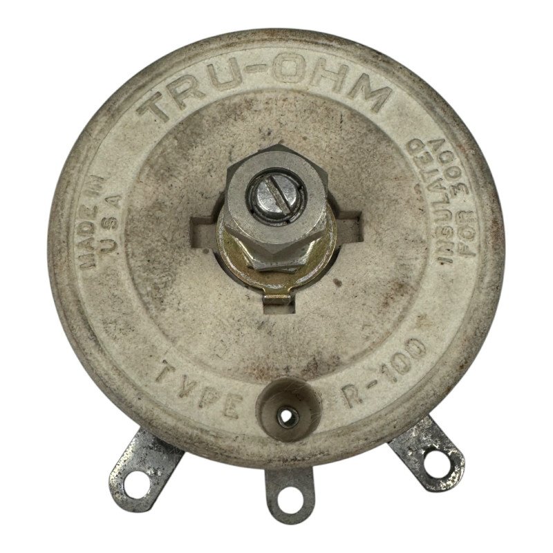 Series 10 R-100 True-Ohm Potentiometer Rheostat 250 Ohm 150W