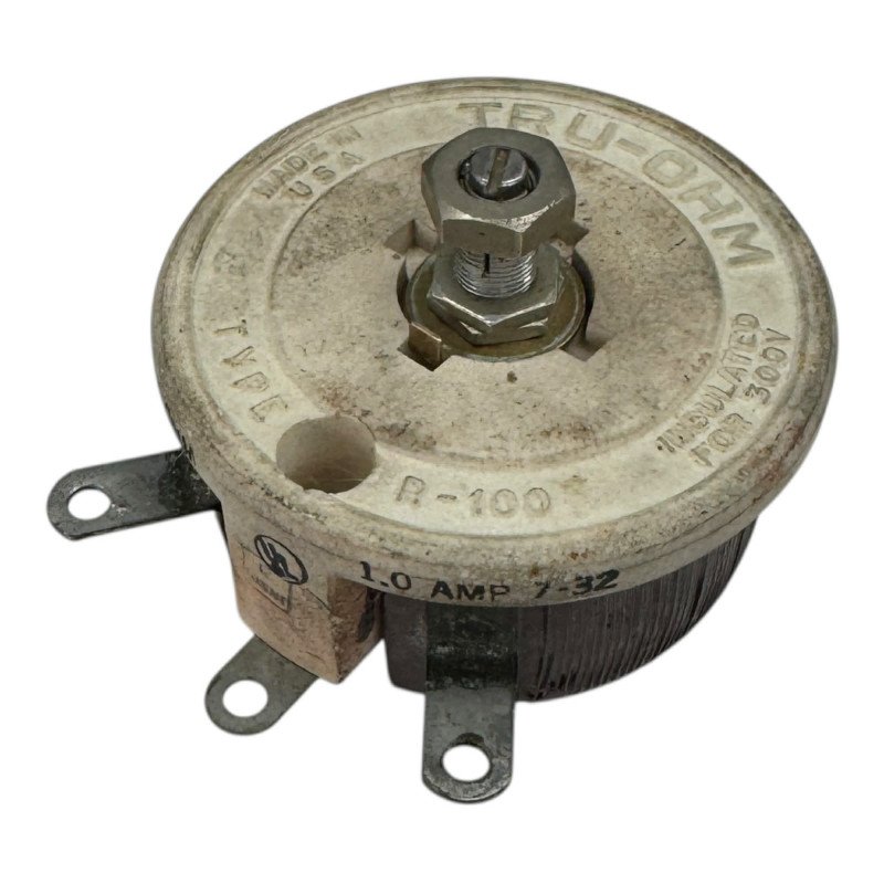 Series 10 R-100 True-Ohm Potentiometer Rheostat 250 Ohm 150W