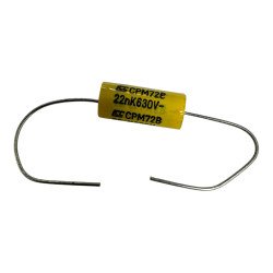 CPM72B Thomson Capacitor Axial Film 0.022uF 22nF 630V 13x6mm
