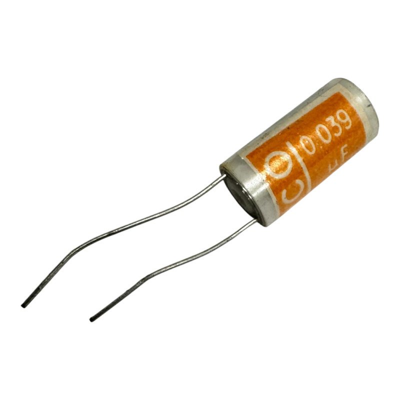 Arcotronics Capacitor Radial Polystyrene Film 0.039uF 39nF 400V 10% 16x8mm