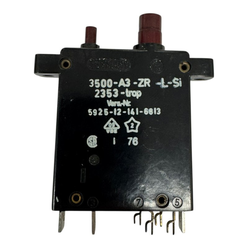 3500-A3-ZR ETA Magnetic Circuit Breaker Single Pole 4A 5925-12-141-6813