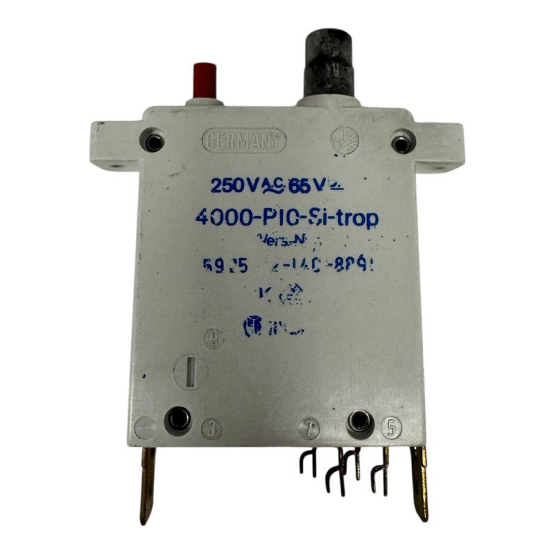 4000-P10-Si ETA Magnetic Circuit Breaker Single Pole 6A 5925-12-140-8891