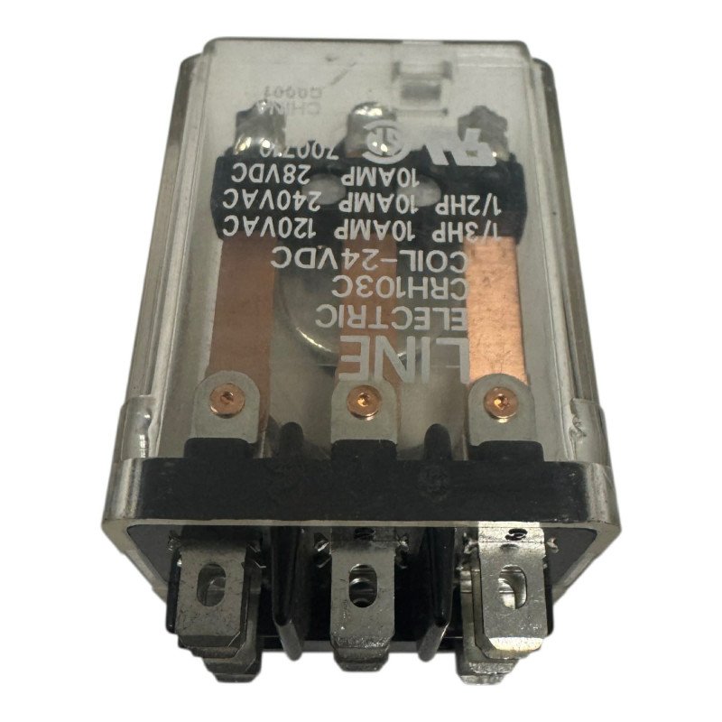 CRH103C Line Electromagnetic Coil Relay 24Vdc 120Vac-10A-1/3Hp