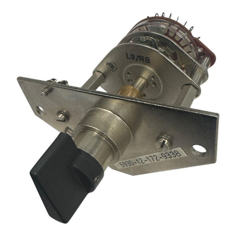 5930-12-172-9338 Mil Spec Panel Mount Rotary Switch 12 Position