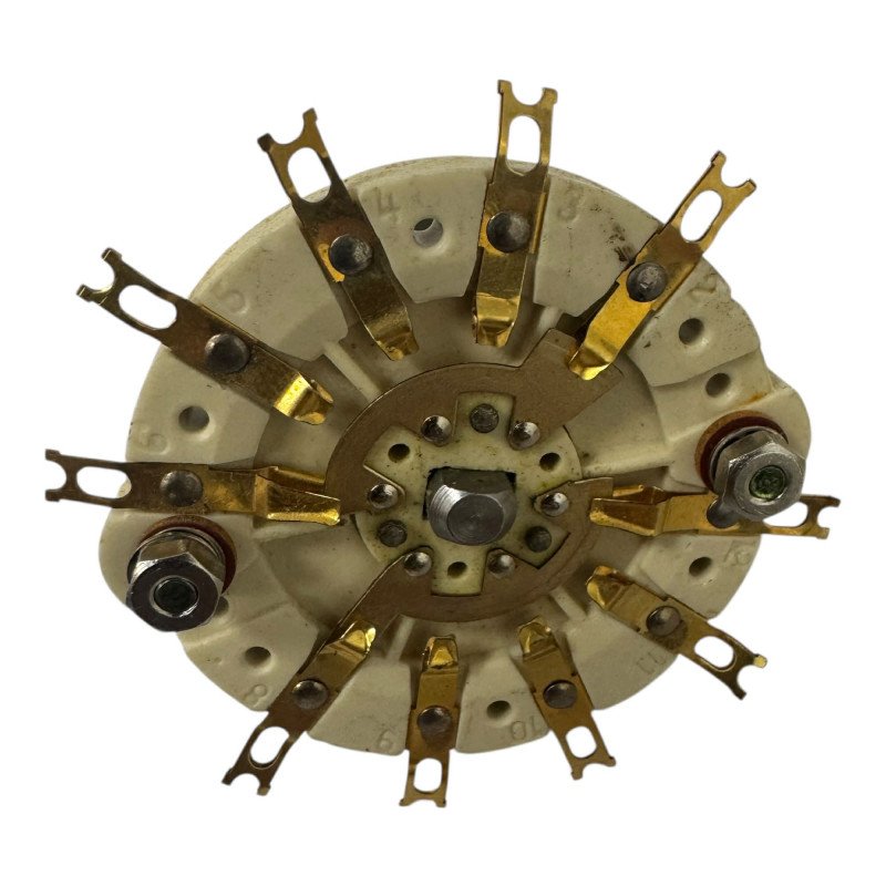 Rotary Switch 10 Position Single Deck 3 Turns