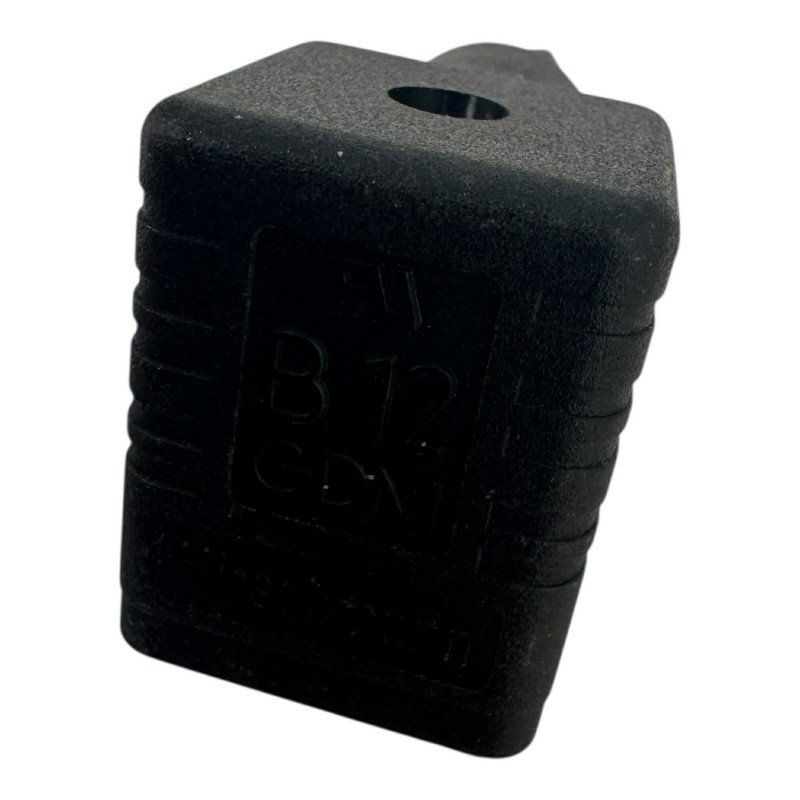 B12GDM Hirchmann Right Angle Solenoid Valve Female Plug Connector 10A/250Vac