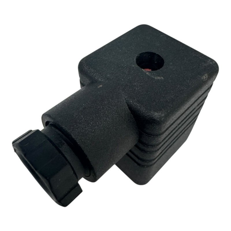 B12GDM Hirchmann Right Angle Solenoid Valve Female Plug Connector 10A/250Vac