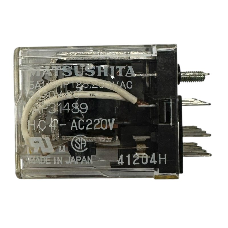 HC4-AC220V Matsushita General Purpose Relay 220Vac 4PDT