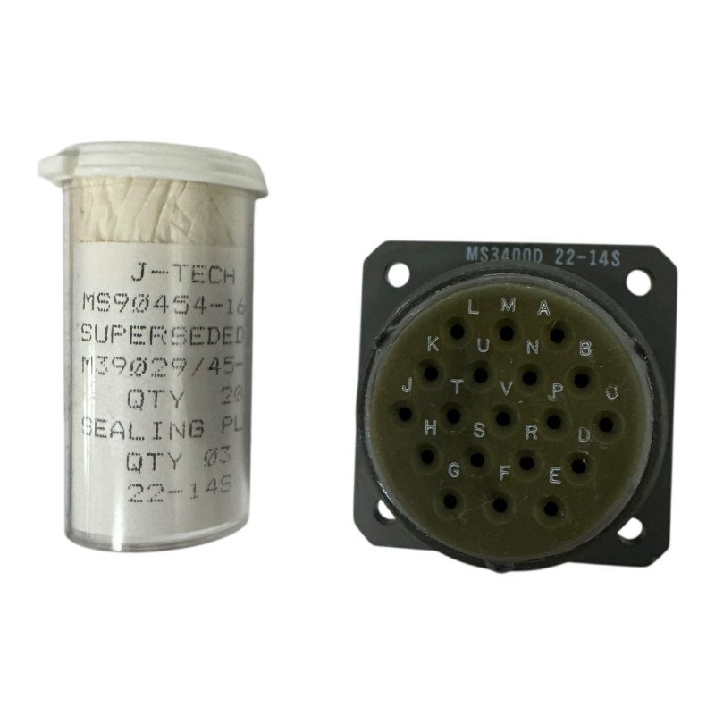 MS3400D22-14S ITT Cannon Circular Mil Spec Connector 5935-01-054-3862