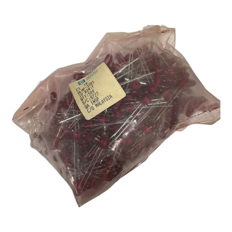 HLMP-3301 HP Single Colour LEDs Red Diffused 635nm 5.4mcd [Qtyx300]